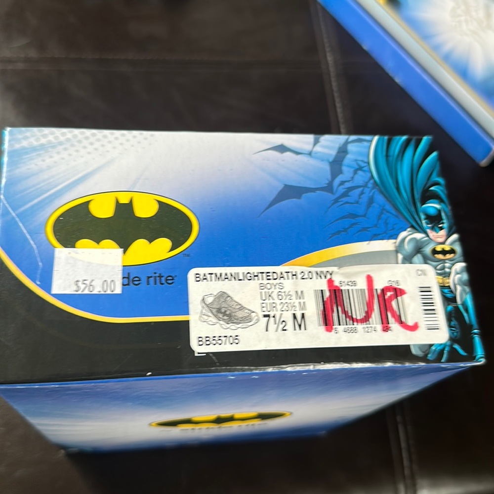 Batman Lighted Tennis Shoes